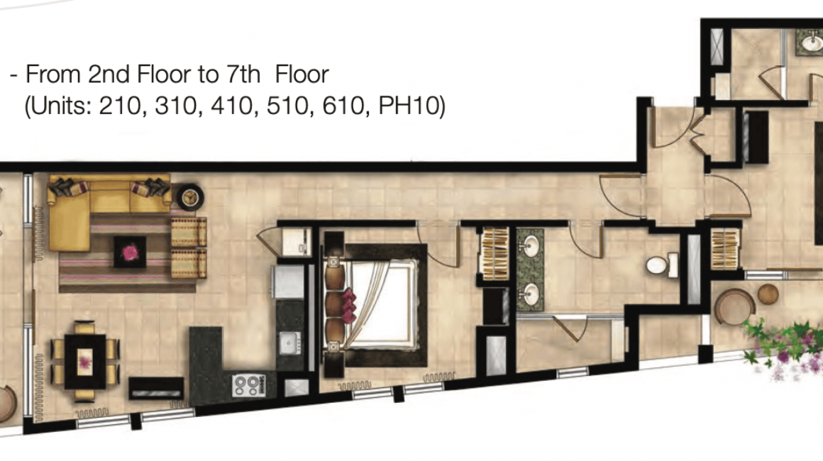 Two bedroom ocean front