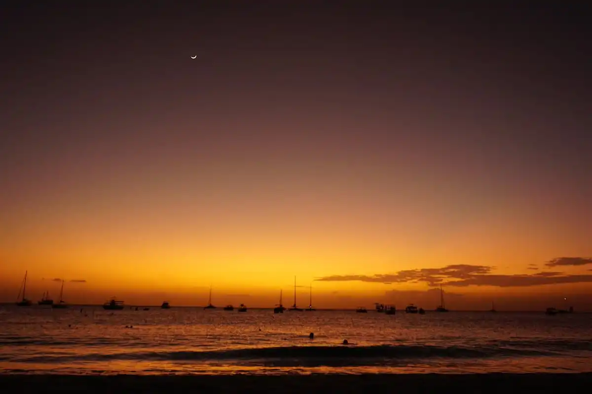 Sunset at Carlisle Bay