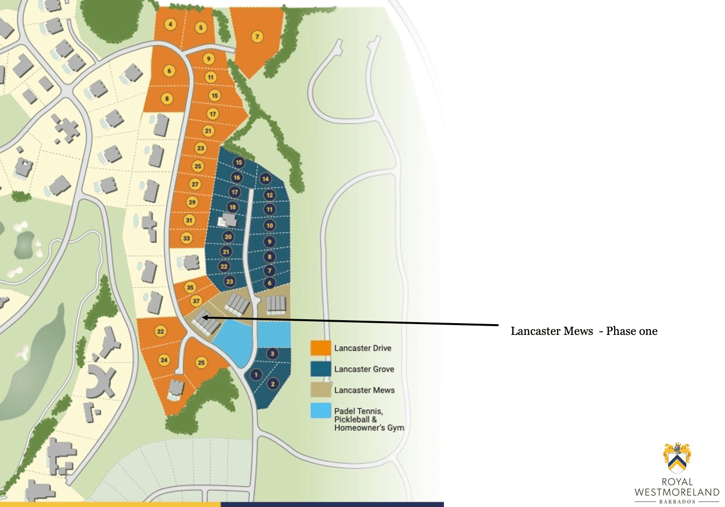 Lancaster Mews site plan 1