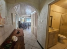 Cottage hallway and guest bathroom