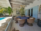 Main house covered patio and outdoor dining