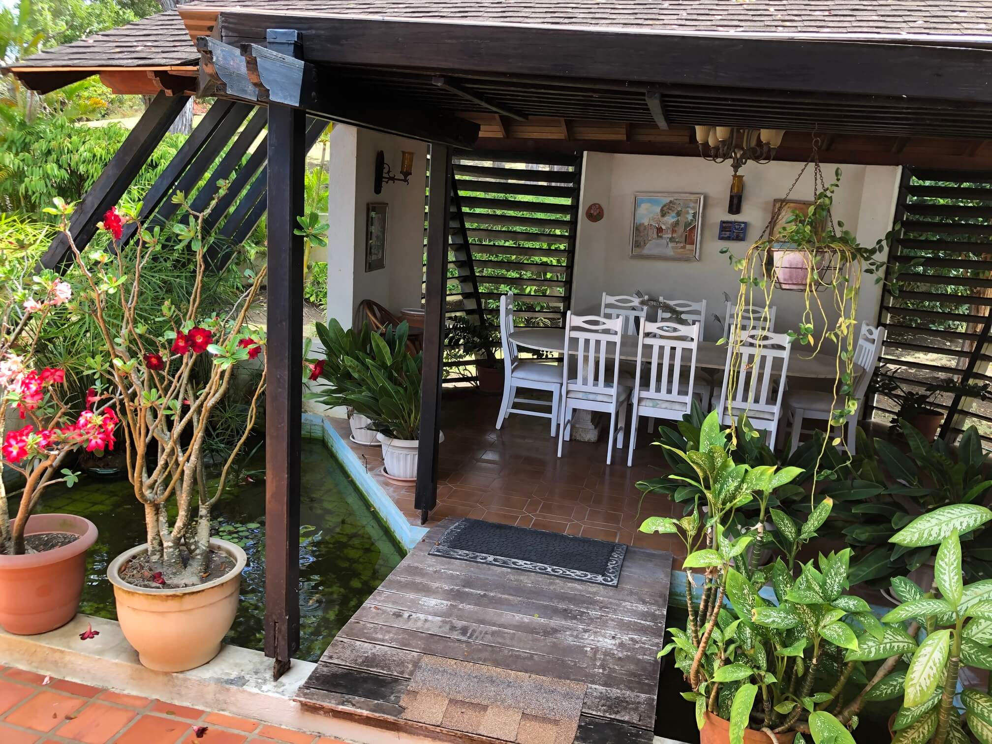 Patio Casa De Forte Luxury Villa 11 Polo Ridge St James Barbados 4