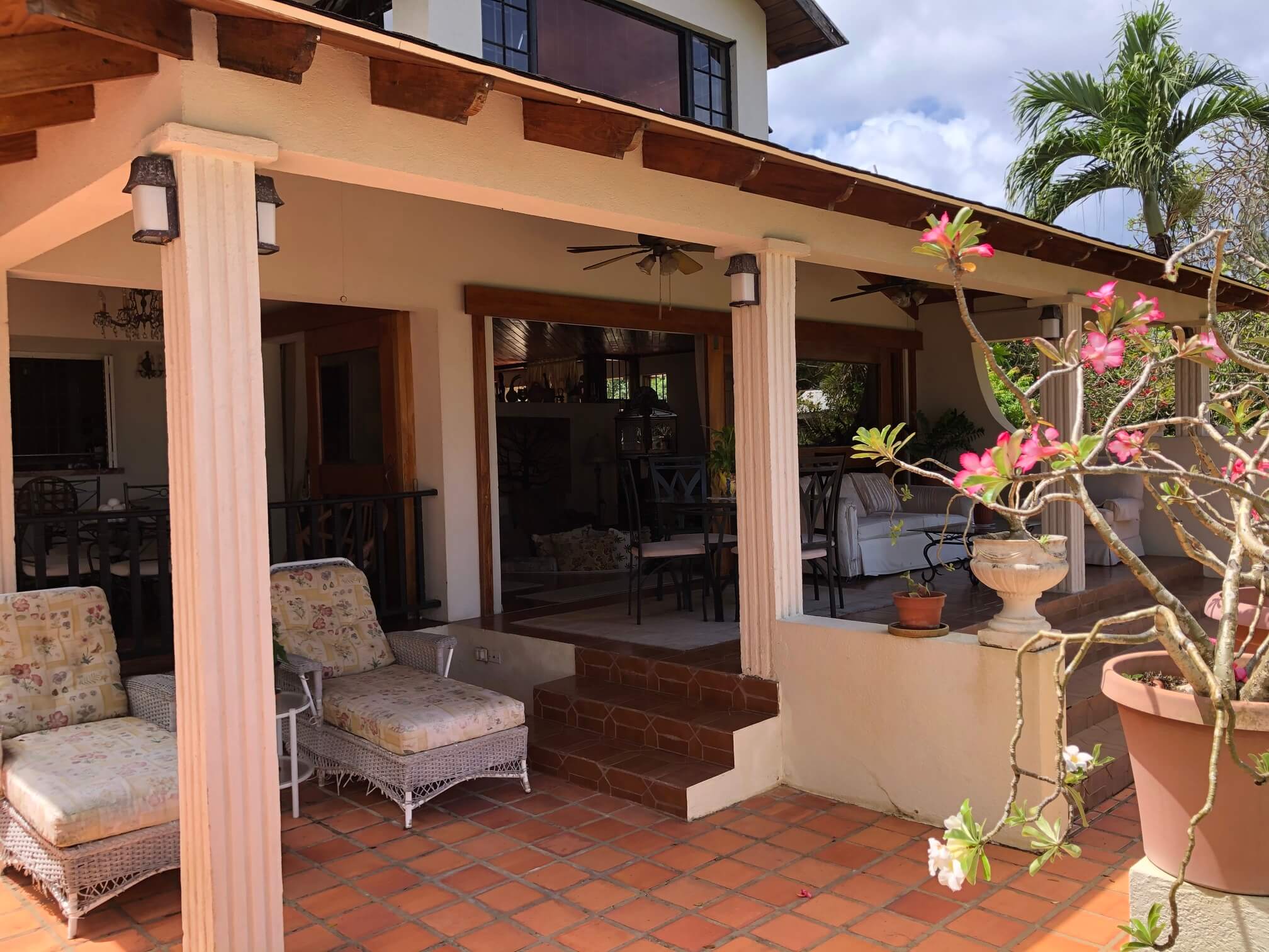 Patio Casa De Forte Luxury Villa 11 Polo Ridge St James Barbados 5