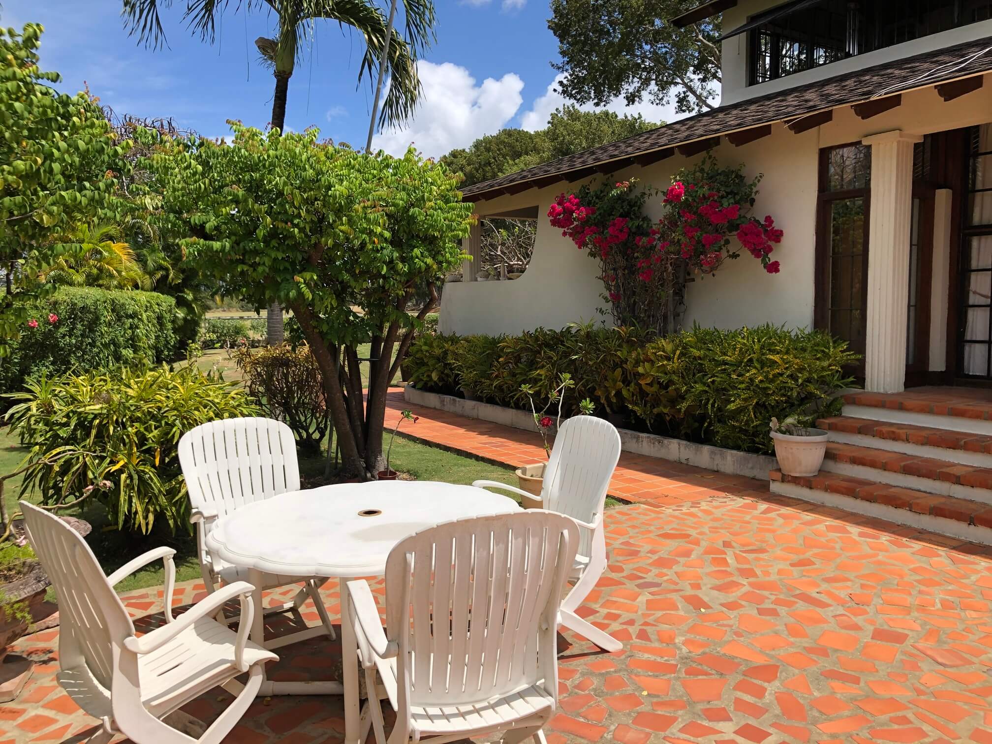 Patio Casa De Forte Luxury Villa 11 Polo Ridge St James Barbados