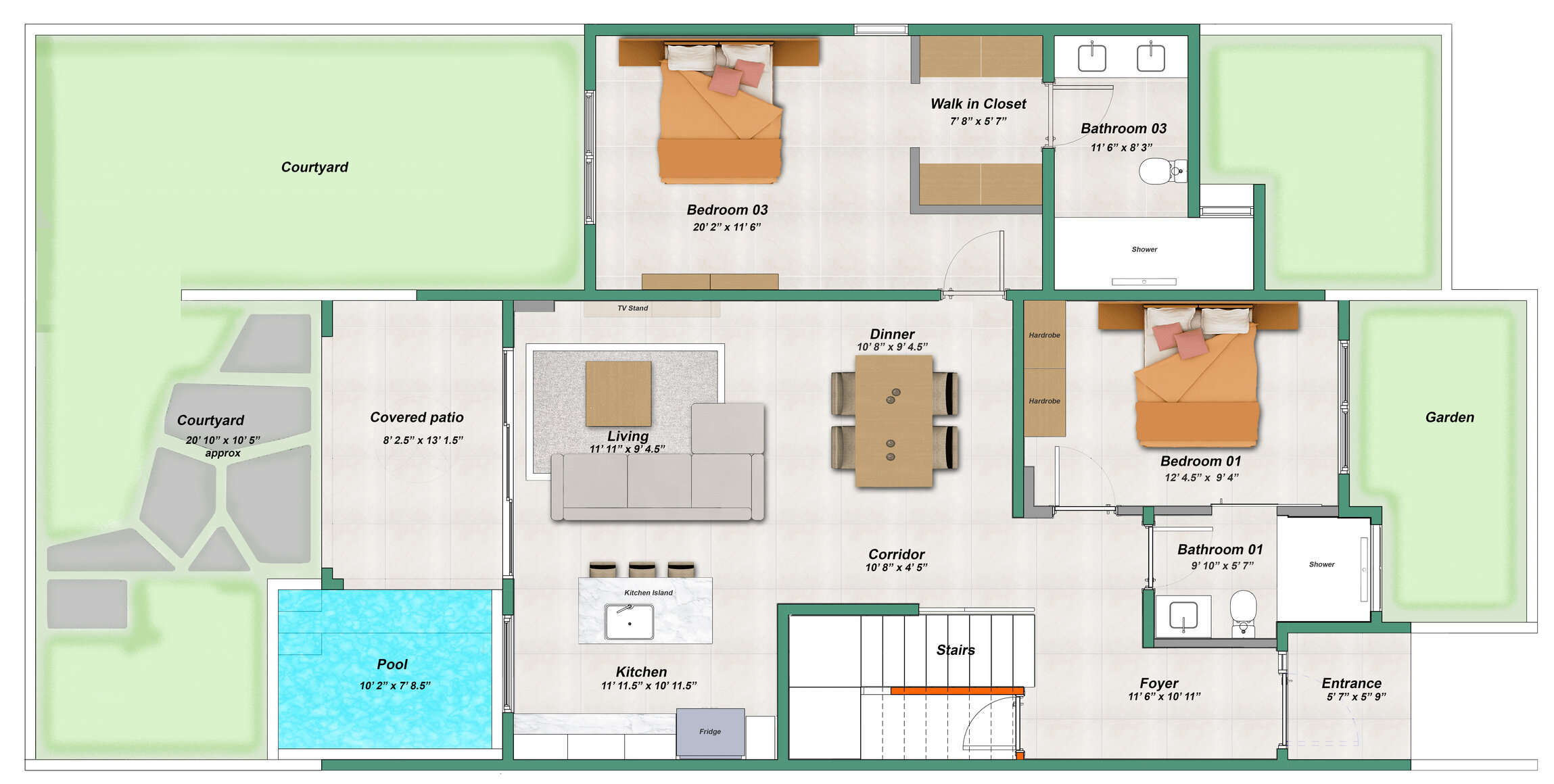 Ayana 4 bedroom townhouse